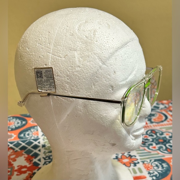 Helen Keller Full Rim Black Pilot Shaped Sunglasses for Men Clear/Green New - Picture 13 of 15